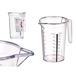 JARRO MEDIDOR TRANSP 800ML - 4 UND. MEDI