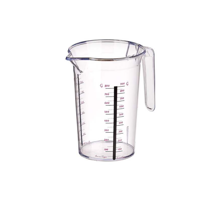 CARAFE MESUREUSE TRANSP 800ML-4UND. MESU