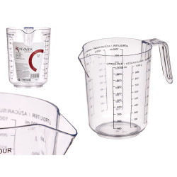 TRANSPARENT METER JAR 1L