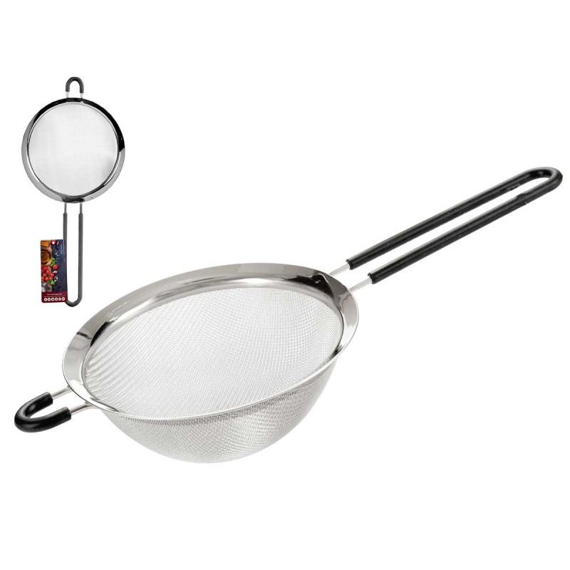 COLADOR10CM DIAM ACERO CON SILICONA S2 C