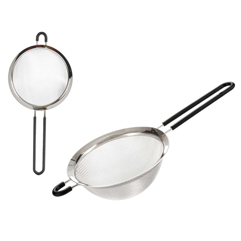 COLANDER12CM DIAM STEEL SILICONE MIX 2 C