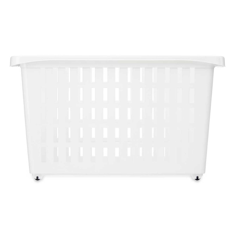 ORGANIZADOR PLÁSTICO ARMÁRIO COM RODAS BRANCO 