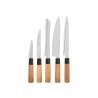 SET 5 COUTEAUX EN BAMBOU
