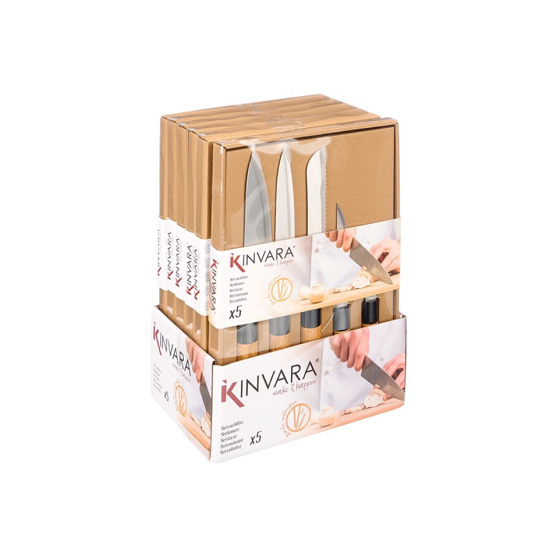 SET 5 COLTELLI BAMBU'