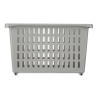 GREY PLASTIC CLOSET ORGANIZER WITH WHEELS