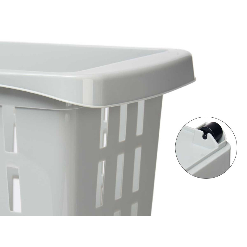 ORGANIZ ARMADIETTO IN PLASTICA CON RUOTE GRIG