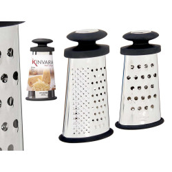 RALLADOR ACERO C MANGO SILICONA NEGRO