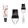 BROSSE DE CUISINE EN SILICONE TRANSPARENT NOIR