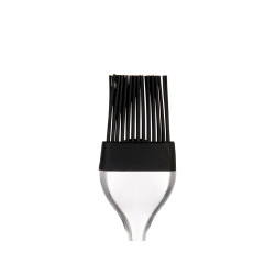 BROSSE DE CUISINE EN SILICONE TRANSPARENT NOIR