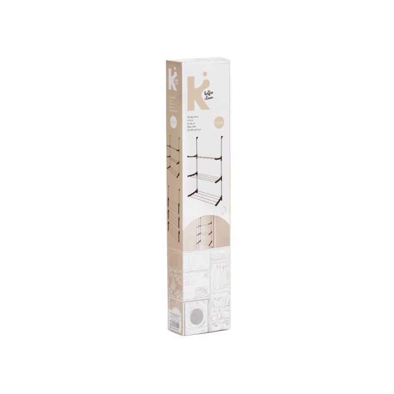 SECHOIR PORTE 6´5 METRES PLIABLE 3 ETAGERES