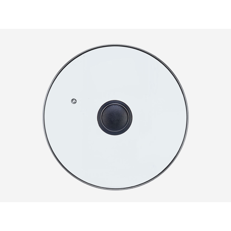 COPERCHIO CRISTALLO FILO ARGENTO 24CM