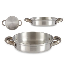 PENTOLA ALLUMINIO CON MANIGLIE 16CM