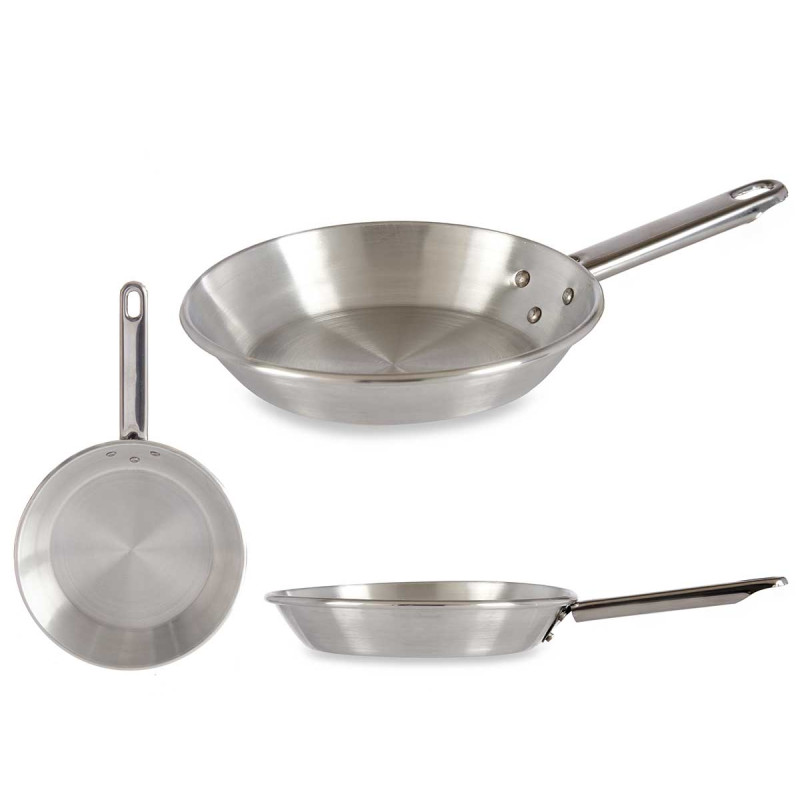 PADELLA ALLUMINIO CON MANICO 18CM