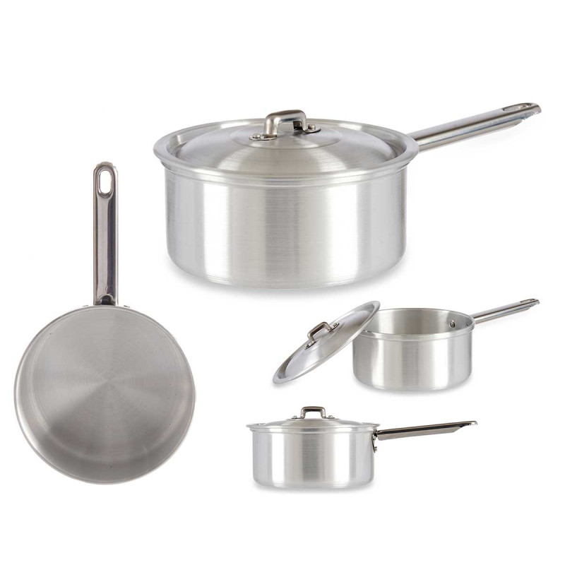 CASSEROLE ALUMINIUM AVEC COUVERCLE 16CM