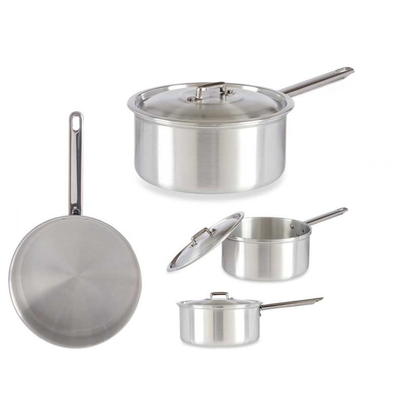 CASSEROLE ALUMINIUM AVEC COUVERCLE 20CM