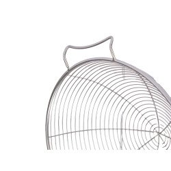 PELLE D'ÉGOUTTAGE EN ACIER DE 17 CM SUPPORT