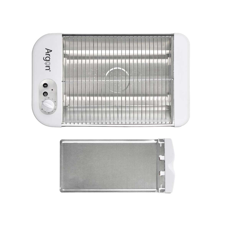 FLAT TOASTER WHITE 600W