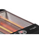 FLAT TOASTER BLACK 600W