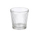 SET 6 VERTICAL STRIPE GLASS 280ML