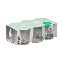 CONJ 6 COPOS RISCAS VERTICAIS 280ML