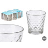 SET 6 VERRES LOSANGES 280ML