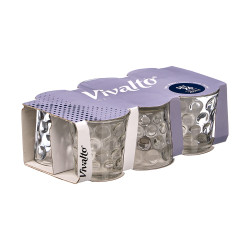 CONJ 6 COPOS PONTOS 280ML