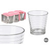 SET 6 VERRES RAYURE HORIZONTALE 280ML