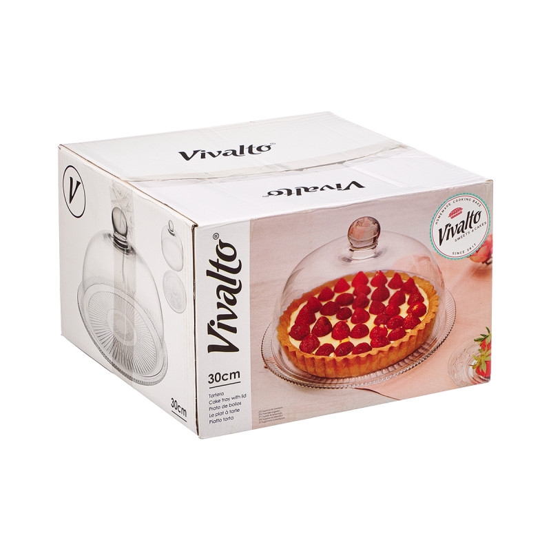 FORMA DE TARTE COM TAMPA 30CM