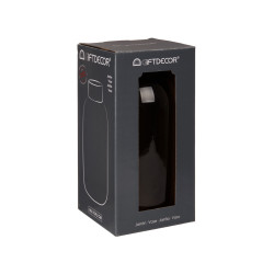 JARRON CRISTAL LISO ORO GRANDE HUMO