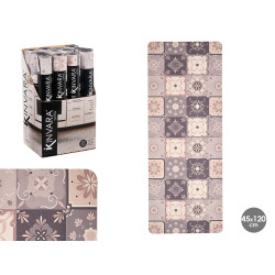 TILE EFFECT KITCHEN CARPET 45X120CM