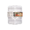 HERMETIC WHITE HANDLE BOX 8 ORGANIZERS 3,2L