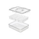 HERMETIC WHITE HANDLE BOX 4 ORGANIZERS 3,2L