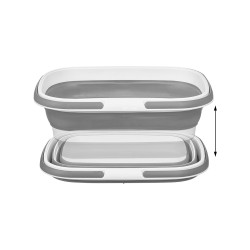 CESTO OVAL DOBRÁVEL COM PEGAS 8,5L