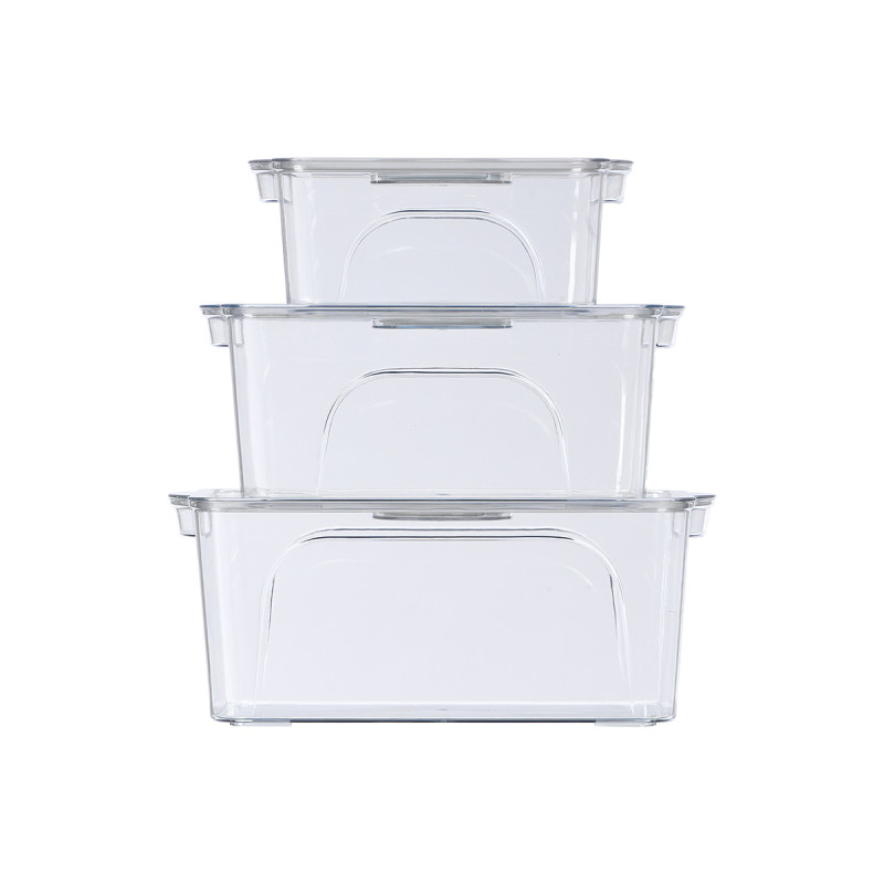 SET 3 REFRIGERATOR ORGANIZER WHITE RING