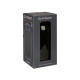 VASE EN VERRE LISSE OR GRAND VERT
