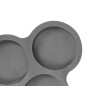 MOULE FRITEUSE À AIR SILICONE 3 COMPARTIMENTS GRIS