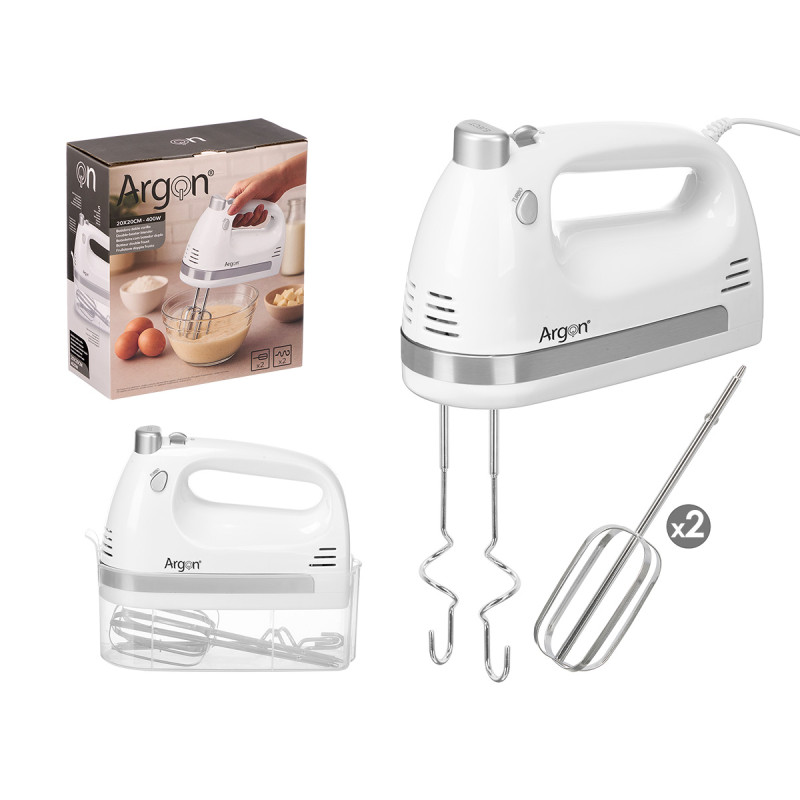 WHITE DOUBLE BAR BLENDER 400W