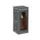 VASE EN VERRE VISAGE TRANSPARENT