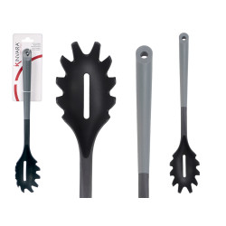 BICOLOR SPAGHETTI SPOON BLACK GRAY