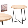 SIDE TABLE 40CM BLACK LEGS