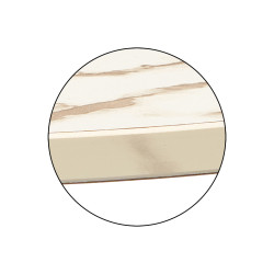 SET OF 2 SIDE TABLES 39 + 48CM NATURAL LEGS