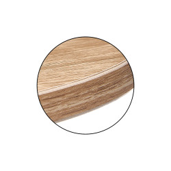 CONJUNTO DE 2 MESAS DE APOIO 39+48CM PERNAS PRETAS