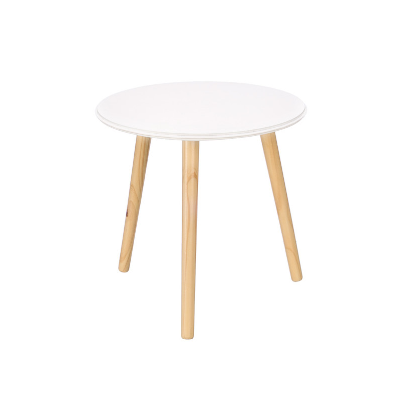 MESA DE APOIO LED BRANCA DE 40 CM