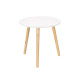 TABLE D'APPOINT BLANCHE 40CM