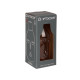 VASE EN VERRE VISAGE ROSE