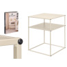 TABLE AUXILIAIRE 2 ÉTAGÈRES BEIGE