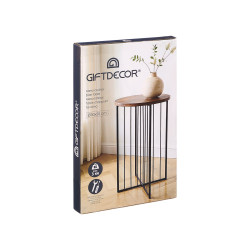 MESA LATERAL REDONDA ALTA