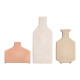 ENSEMBLE 3 VASES TERRA RECTANGULAIRES ASSORTIS 3 C