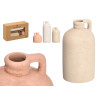 ENSEMBLE 3 VASES TERRA AMPHORE ASSORTIS 3 COULEURS