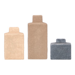 SET 3 JARRONES CUADRADOS SURT 3 COLORES